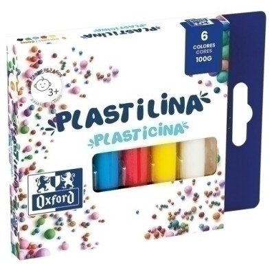 400175706-PLASTILINA OXFORD BARRA EST.6 precio por 1 unidades