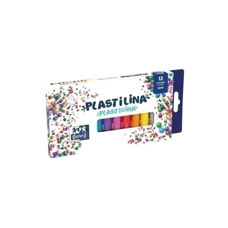 400175707-PLASTILINA OXFORD BARRA EST.12 precio por 1 unidades