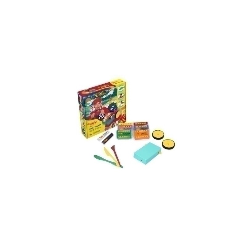 JT101-PLASTILINA JOVI JOVITECH CARS RACING KIT precio por 1 unidades