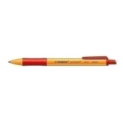 6030/40-BOLIGRAFO STABILO POINTBALL ROJO precio por 10 unidades