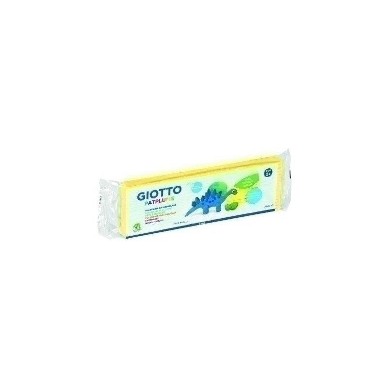 F51010100-PLASTILINA PATPLUME 350GR AMARILLO C/12 precio por 1 unidades