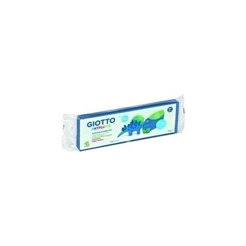 F51010300-PLASTILINA PATPLUME 350GR AZUL OSC. C/12 precio por 1 unidades