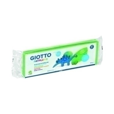F51010800-PLASTILINA PATPLUME 350GR VERDE CL. C/12 precio por 1 unidades
