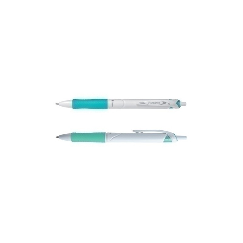 BAB15M-W EGG-BG-BOLIGRAFO PILOT ACROBALL WHITE VERDE precio por 10 unidades