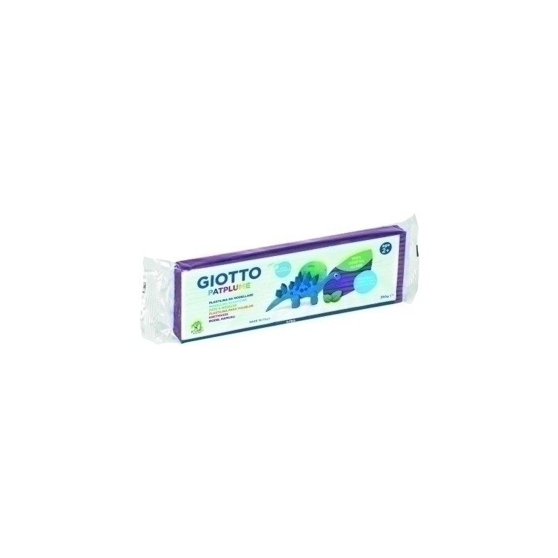 F51011400-PLASTILINA PATPLUME 350GR VIOLETA C/12 precio por 1 unidades