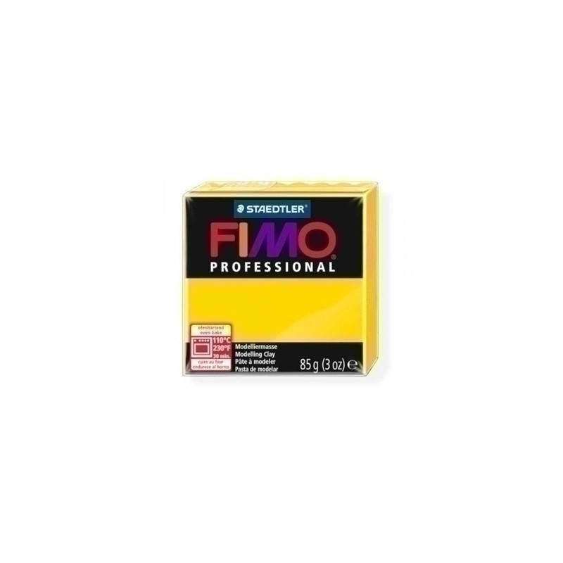 8004-100-PASTA MODELAR FIMO PROF. AMARILLO 85GR precio por 4 unidades