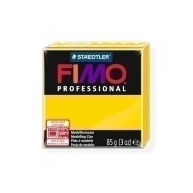 8004-100-PASTA MODELAR FIMO PROF. AMARILLO 85GR precio por 4 unidades