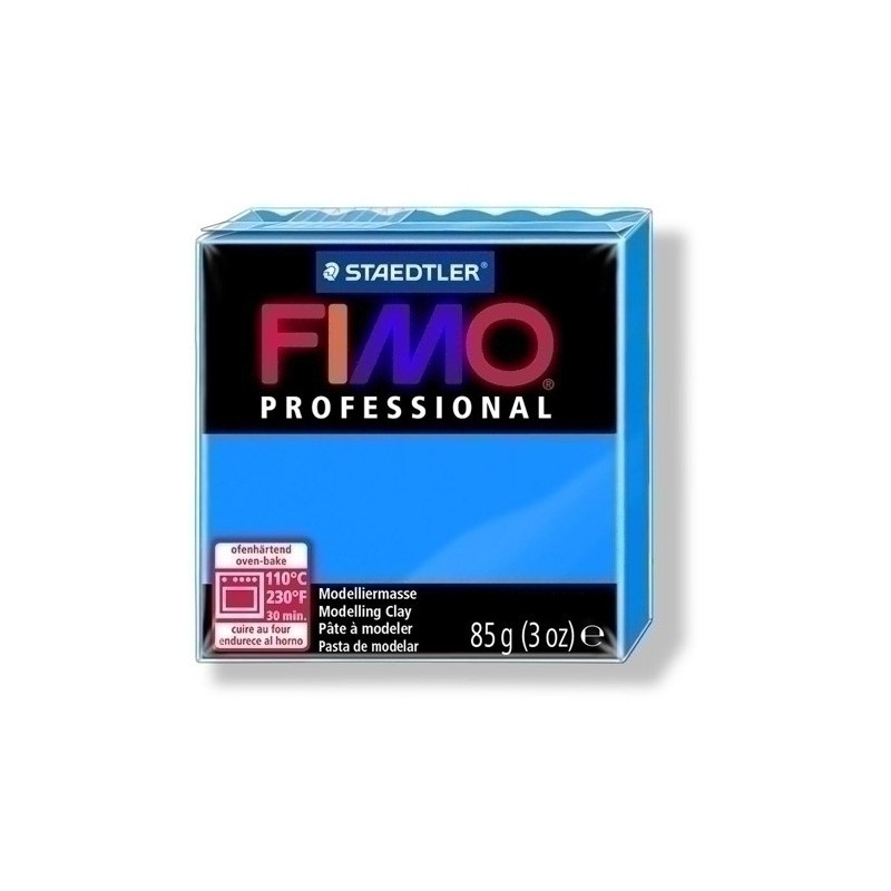 8004-300-PASTA MODELAR FIMO PROF. AZUL 85GR precio por 4 unidades