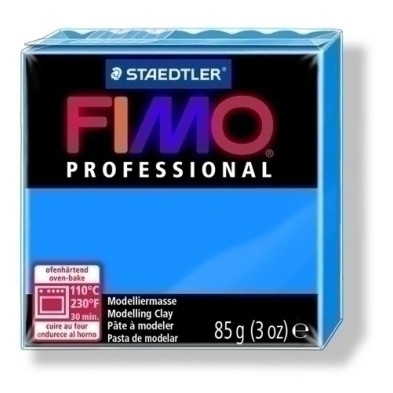 8004-300-PASTA MODELAR FIMO PROF. AZUL 85GR precio por 4 unidades