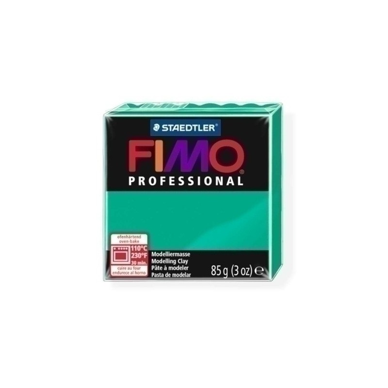 8004-500-PASTA MODELAR FIMO PROF. VERDE 85GR precio por 4 unidades