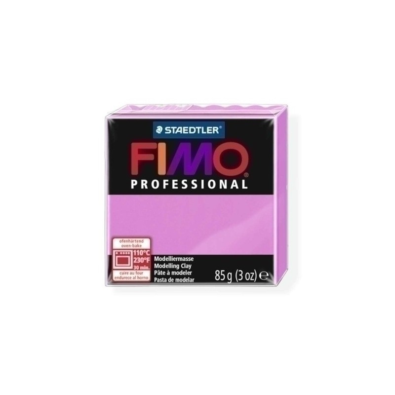 8004-62-PASTA MODELAR FIMO PROF. LAVANDA 85GR precio por 4 unidades