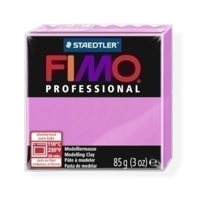 8004-62-PASTA MODELAR FIMO PROF. LAVANDA 85GR precio por 4 unidades