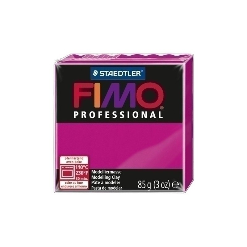 8004-210-PASTA MODELAR FIMO PROF. MAGENTA 85G precio por 4 unidades