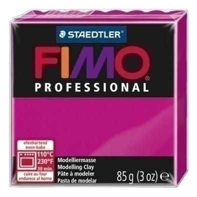 8004-210-PASTA MODELAR FIMO PROF. MAGENTA 85G precio por 4 unidades