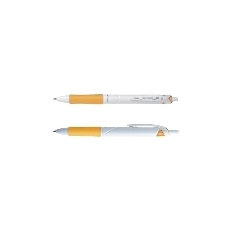 BAB15M-W OO-BG-BOLIGRAFO PILOT ACROBALL WHITE NARANJA precio por 10 unidades