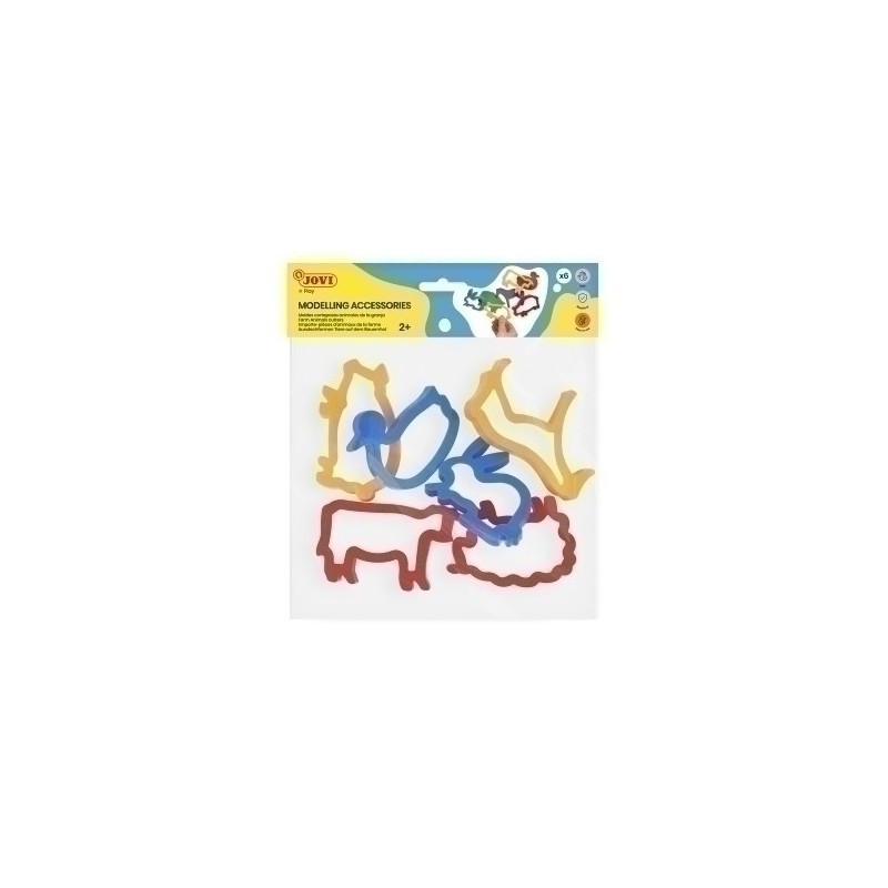 7G-MOLDES JOVI BOLSA ANIMALES GRANJA 6 UD. precio por 1 unidades