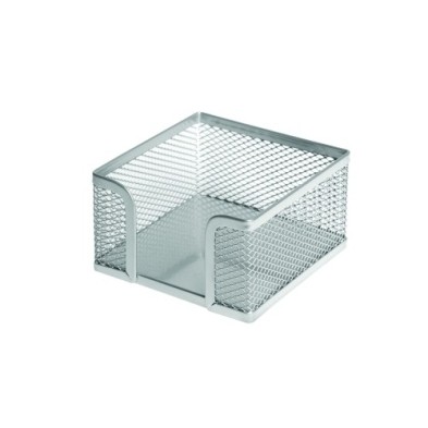 91305-PORTA NOTAS FOROFIS METAL CUADRADO PLATA precio por 1 unidades
