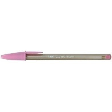 929056-BOLIG.BIC CRISTAL FUN ROSA precio por 20 unidades
