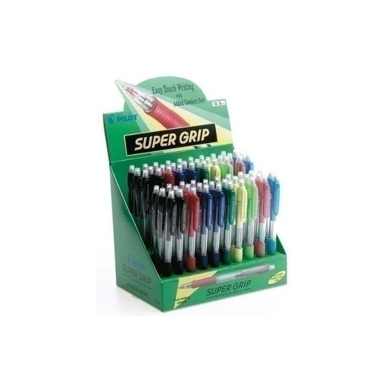 H-185-SL-60DPK-PORTAMINAS PILOT 0.5 SUPER GRIP EXP. 60 precio por 1 unidades