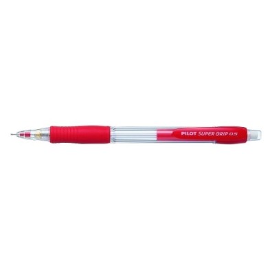 H-185-SL-R-PORTAMINAS PILOT 0.5 MM SUPERGRIP ROJO precio por 12 unidades