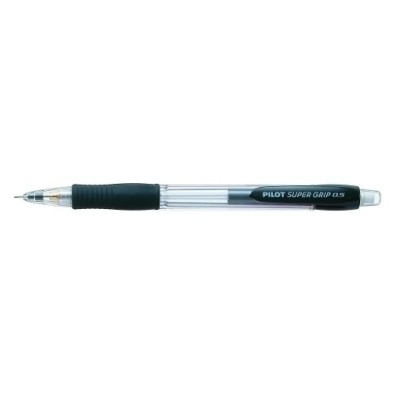 H-185-SL-B-PORTAMINAS PILOT 0.5 MM SUPERGRIP NEGRO precio por 12 unidades