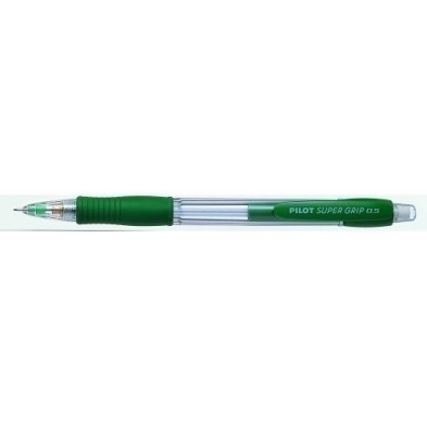 H-185-SL-G-PORTAMINAS PILOT 0.5 MM SUPERGRIP VERDE precio por 12 unidades