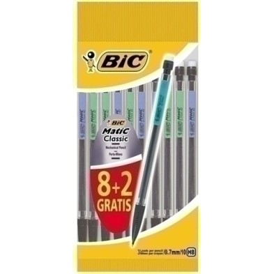 875751-PORTAMINAS MATIC CLASSIC 0.7 BOLSA 8+2 precio por 1 unidades