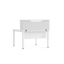 5010AW04-RECEPCION ROCADA 100x30x40 BLANCO/BLANCO precio por 1 unidades