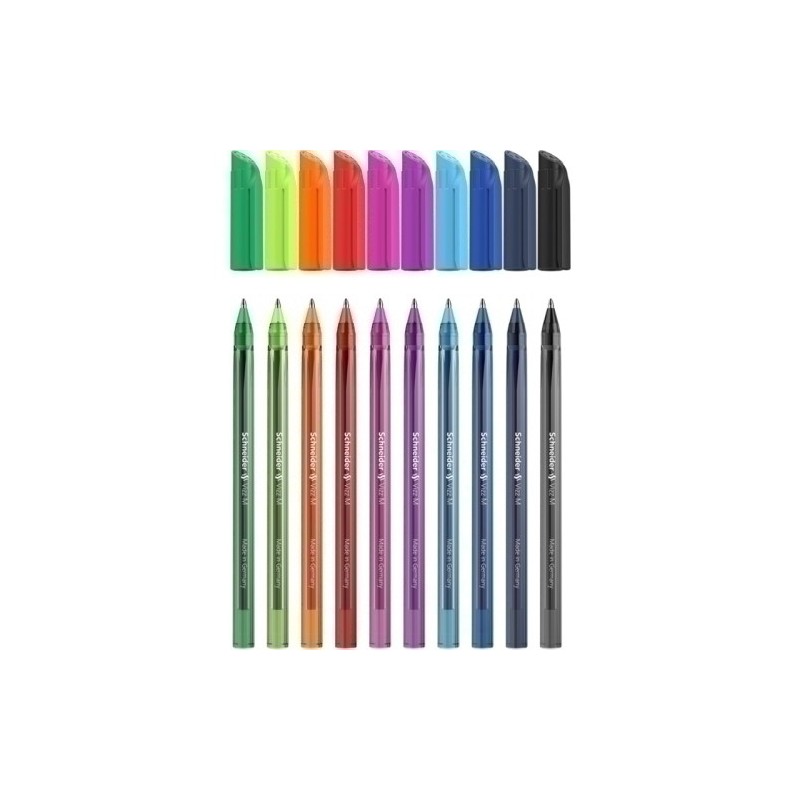 SH102290-BOLIGRAFO SCHNEIDER VIZZ M E/10 SURT. precio por 1 unidades