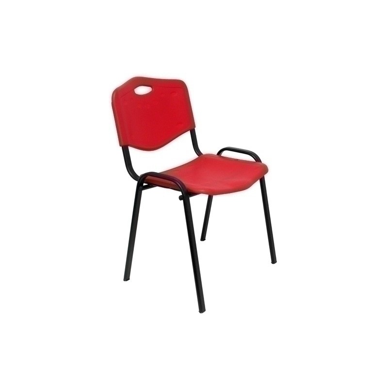 PACK426IRJ-SILLA PIQUERAS ROBLEDO PVC ROJO precio por 1 unidades