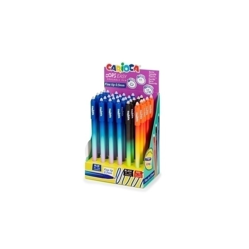 41046-BOLIGRAFO CARIOCA OOPS BORRABLE EXP.30 precio por 1 unidades