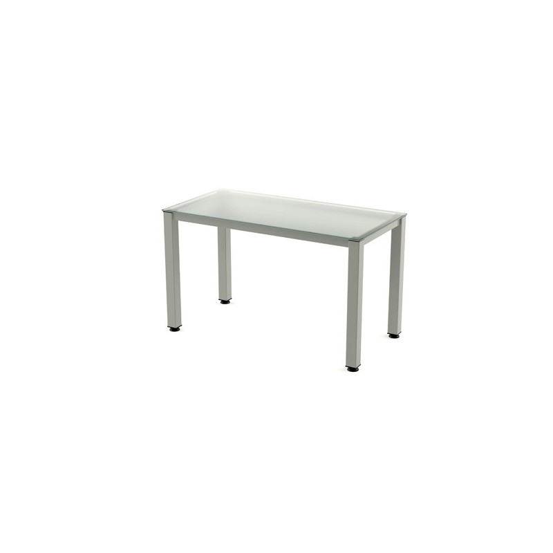 2000AD05-MESA ROCADA EXECUTIVE 120x60 AL/CRISTAL precio por 1 unidades