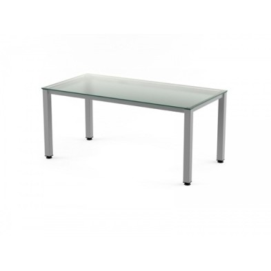 2001AD05-MESA ROCADA EXECUTIVE 140x80 AL/CRISTAL precio por 1 unidades