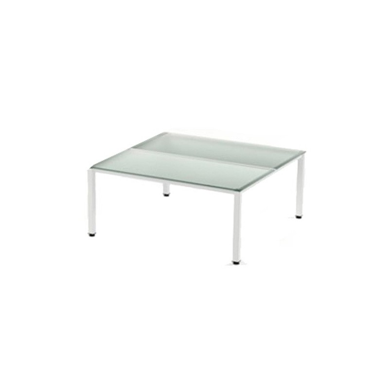 2001AM05-MESA ROCADA EXECUTIVE 140x80 BL/CRISTAL precio por 1 unidades
