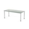 2003AM05-MESA ROCADA EXECUTIVE 180x80 BL/CRISTAL precio por 1 unidades