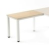 2107AM01-MESA ROCADA EXEC. ALA 100x60 BL/HAYA precio por 1 unidades