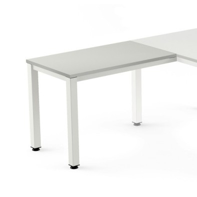 2107AM02-MESA ROCADA EXEC. ALA 100x60 BL/GRIS precio por 1 unidades