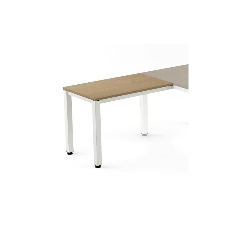 2107AM08-MESA ROCADA EXEC. ALA 100x60 BL/ROBLE precio por 1 unidades
