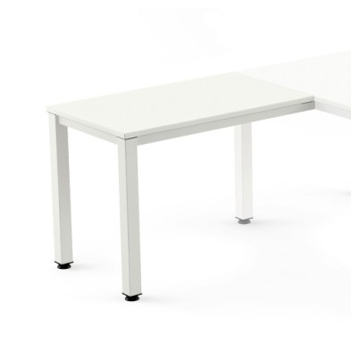 2107AM04-MESA ROCADA EXEC. ALA 100x60 BL/BLANCO precio por 1 unidades