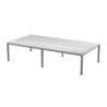 2203AD02-MESA ROCADA EXECUTIVE 320x163 AL/GRIS precio por 1 unidades
