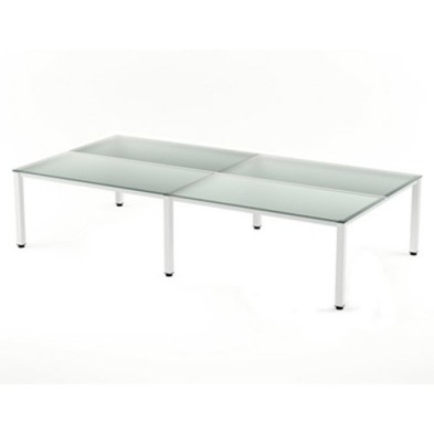 2203AM05-MESA ROCADA EXECUTIVE 320x163 BL/CRISTAL precio por 1 unidades