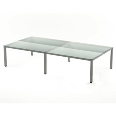 2204AD05-MESA ROCADA EXECUTIVE 163x360 AL/CRISTAL precio por 1 unidades