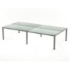 2204AD05-MESA ROCADA EXECUTIVE 163x360 AL/CRISTAL precio por 1 unidades