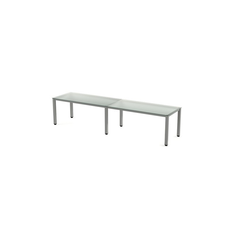 2210AD05-MESA ROCADA EXECUTIVE 360x80 AL/CRISTAL precio por 1 unidades