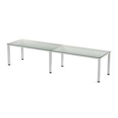 2210AM05-MESA ROCADA EXECUTIVE 360x80 BL/CRISTAL precio por 1 unidades