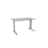2000AC02-MESA ROCADA METAL 120x60 ALUMINIO/GRIS precio por 1 unidades