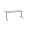 2003AC02-MESA ROCADA METAL 180x80 ALUMINIO/GRIS precio por 1 unidades