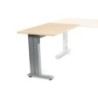 2102AC01-MESA ROCADA METAL ALA 100x60 ALUMINIO/HA precio por 1 unidades