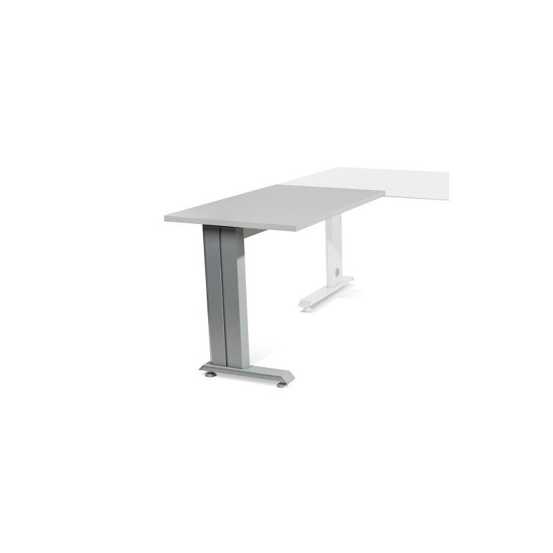 2102AC02-MESA ROCADA METAL ALA 100x60 ALUMINIO/GR precio por 1 unidades