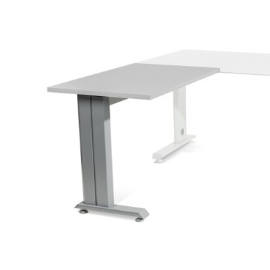 2102AC02-MESA ROCADA METAL ALA 100x60 ALUMINIO/GR precio por 1 unidades
